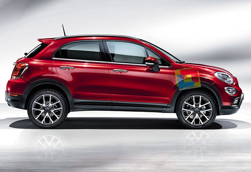 AUTOELEGANCETUNING - AUTOELEGANCETUNING - FIAT 500X 2014+ MODANATURA  LATERALI CROMATE ACCIAIO INOX