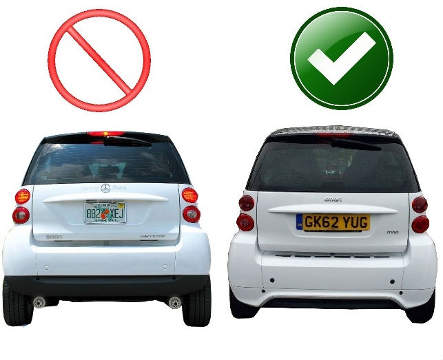 SMART ForTwo 451 Restyling 2012-2015 SPOILER DIFFUSORE POSTERIORE OTTICA