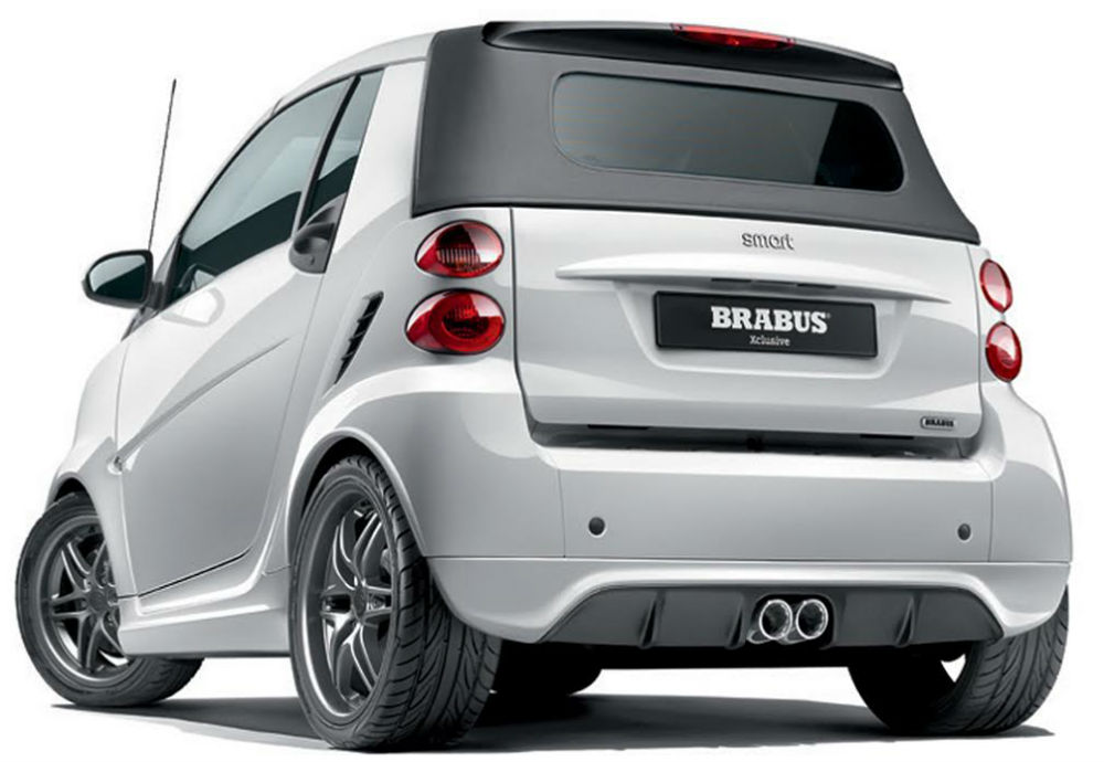 SMART ForTwo 451 Restyling 2012-2015 SPOILER DIFFUSORE POSTERIORE OTTICA