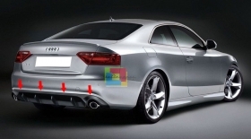 AUDI A5 8T COUPE 07-11 DIFFUSORE PO