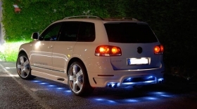 COPPIA LUCI TARGA LED VW TOUAREG 02