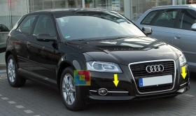 AUDI A3 8P 2008-2012 LIFT 3 & 5 POR