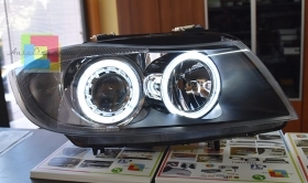 FARI ANTERIORI ANGEL EYES + KIT LED