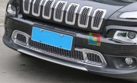 GRIGLIE INFERIORI CROMATE JEEP CHER