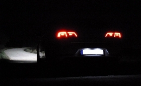 COPPIA LUCI TARGA LED PASSAT  B7 +
