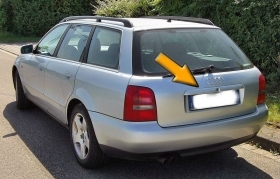 COPPIA LUCI TARGA LED BIANCO AUDI A