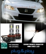SEAT EXEO LAMPADE FENDINEBBIA LED CREE CAMBUS NO AVARIA 8000LM