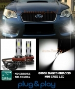 SUBARU LEGACY IV LAMPADE FENDINEBBIA LED CREE CAMBUS NO AVARIA 8000LM