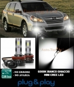 SUBARU OUTBACK LAMPADE FENDINEBBIA LED CREE CAMBUS NO AVARIA 8000LM