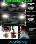 LAMPADE ANABBAGLIANTI + ABBAGLIANTI LED 16.000LM PER AUDI Q3 8U CAMBUS .-