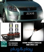 SUZUKI SX4 LAMPADE FENDINEBBIA LED CREE CAMBUS NO AVARIA 8000LM