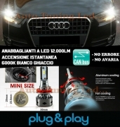 LAMPADE LED 12.000LM CREE AUDI Q3 ANABBAGLIANTI BIANCO