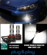 VW SCIROCCO LAMPADE FENDINEBBIA LED CREE CAMBUS NO AVARIA 8000LM