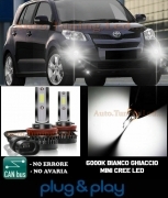 TOYOTA URBAN CRUISER LAMPADE FENDINEBBIA LED CREE CAMBUS NO AVARIA 8000LM
