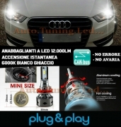 LAMPADE LED 12.000LM CREE AUDI A3 8V ANABBAGLIANTI BIANCO