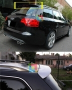 AUDI A4 B6 B7 2000-2007 AVANT SPOILER POSTERIORE LOOK SLINE S4 SUL TETTO