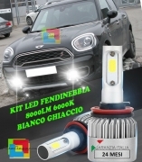 MINI COUNTRYMAN F60 2016+ LAMPADE FENDINEBBIA LED CREE CAMBUS NO AVARIA 8000LM