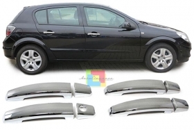 SET COPRI MANIGLIE FINITURA CROMATE