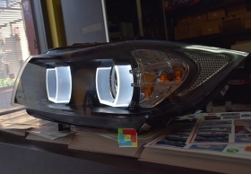 FANALI ANGEL EYE LED PER BMW SERIE