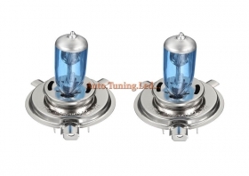 COPPIA LAMPADE H4 BLU XENON BIANCO