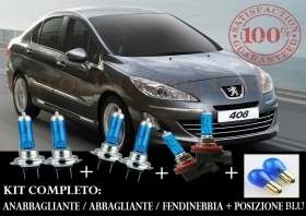 PEUGEOT 408 SET COMPLETO LAMPADE BL