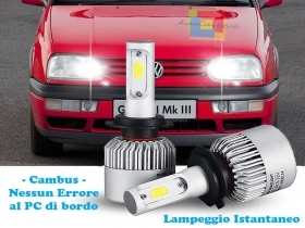 LAMPADE ABBAGLIANTI LED VW GOLF 3 M