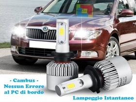 LAMPADE ABBAGLIANTI LED SKODA SUPER
