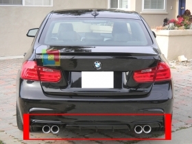 BMW SERIE 3 F30 DIFFUSORE POSTERIOR