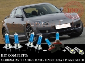 MAZDA RX8 SET COMPLETO LAMPADE BLU
