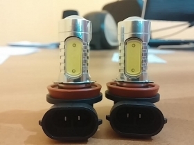 2x LAMPADE FENDINEBBIA H8 LED CREE