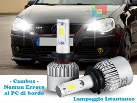 LAMPADE ABBAGLIANTI LED VW POLO 9N3