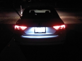 COPPIA LUCI TARGA LED PASSAT  B7 3C