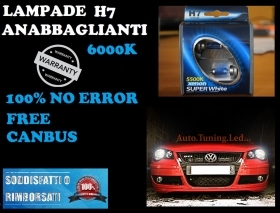 VW POLO 9N3 05-10 COPPIA LAMPADE H7