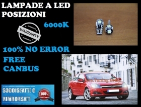 COPPIA LUCI POSIZIONI OPEL ASTRA H