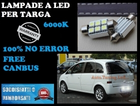 COPPIA LUCI TARGA LED SMD 36MM BIAN