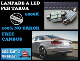 COPPIA LUCI TARGA 36mm A 6 LED SMD