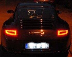 COPPIA LUCI TARGA LED PORSCHE 911 9