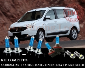 DACIA LODGY SET COMPLETO LAMPADE BL