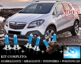 OPEL MOKKA SET COMPLETO LAMPADE BLU