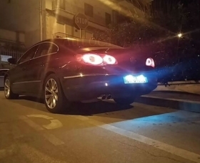 COPPIA LUCI TARGA VW PASSAT CC 08-
