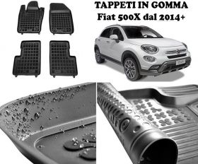 Fiat 500X dal 2014+ TAPPETINI AUTO