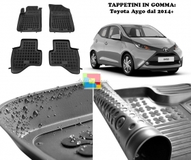 Toyota Aygo 2014+ TAPPETINI AUTO IN