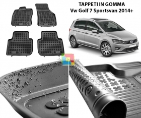 VW GOLF 7 SPORTVAN 2014+ TAPPETINI