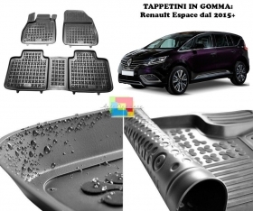 Renault Espace 2015+ TAPPETINI AUTO