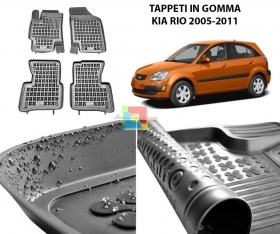 KIA RIO 2005-2011 TAPPETINI AUTO IN