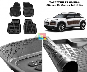 Citroen C4 Cactus 2014+ TAPPETINI A