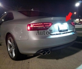 AUDI A5 DAL 2006+ LUCI TARGA LED SM