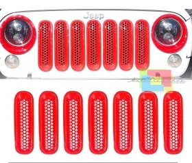 GRIGLIA ANTERIORE ADESIVA JEEP WRAN