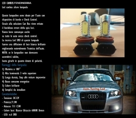 2x LAMPADE FENDINEBBIA H8 LED CREE