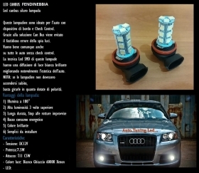 2x LAMPADE FENDINEBBIA H8 H11 15 LE